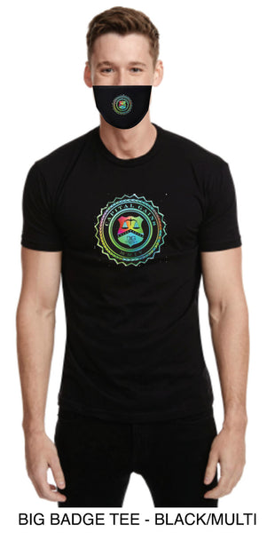 BADGE PREMIUM MASK | 1 MULTI-COLOR FASHION MASK