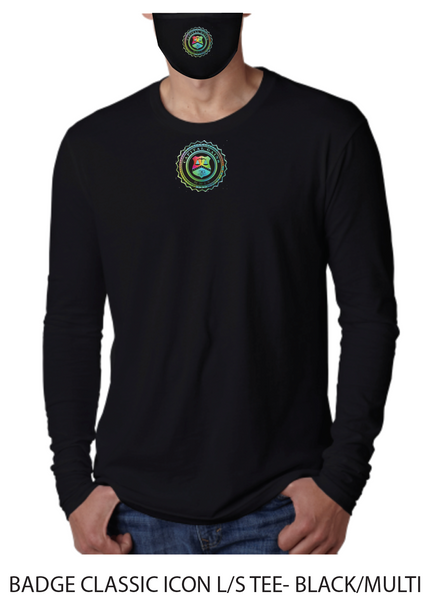 BADGE PREMIUM MASK | 1 MULTI-COLOR FASHION MASK