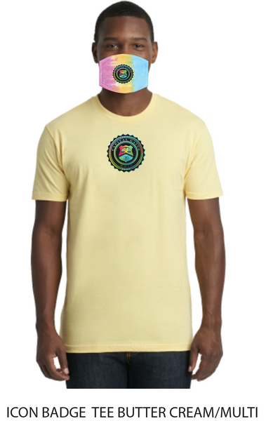 BADGE TIE-DYE | FACE MASK |PASTEL