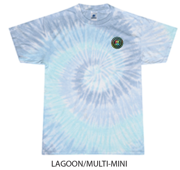 BADGE TIE-DYE FACE MASK | LAGOON/MULTI