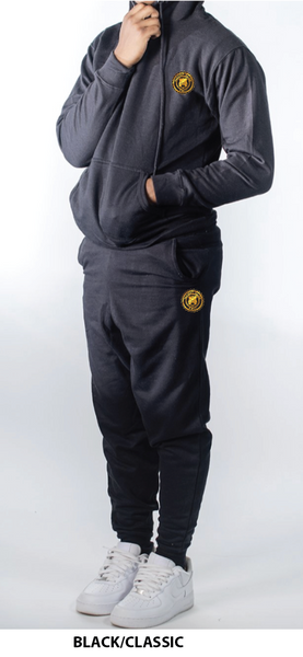 BADGE HOODIE SLIM JOGGER SET