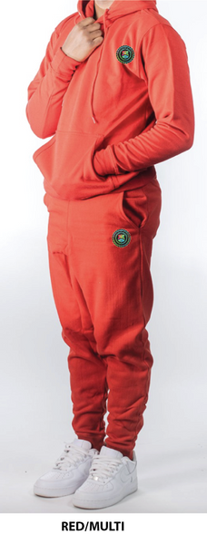 BADGE HOODIE SLIM JOGGER SET