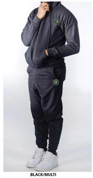 BADGE HOODIE SLIM JOGGER SET