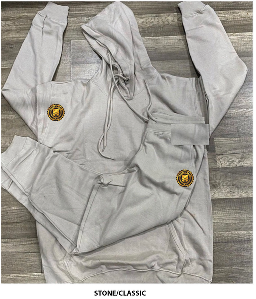 BADGE HOODIE SLIM JOGGER SET