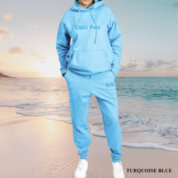 NEW STRIGHT OG LOGO HOODIE SLIM JOGGER SET