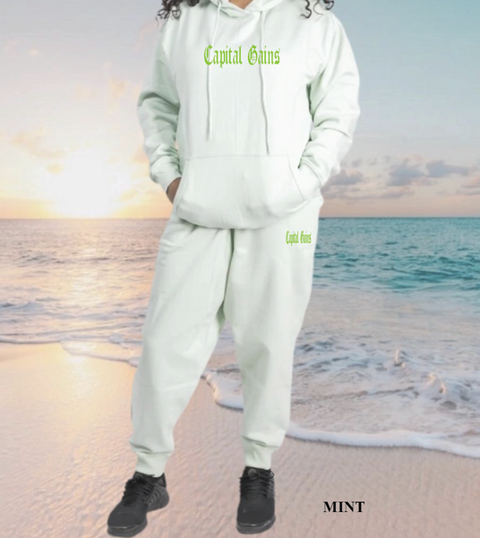 NEW STRIGHT OG LOGO HOODIE SLIM JOGGER SET