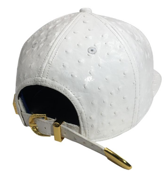 OZ RICH: OSTRICH PATENT LEATHER/WHITE