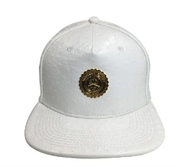 OZ RICH: OSTRICH PATENT LEATHER/WHITE