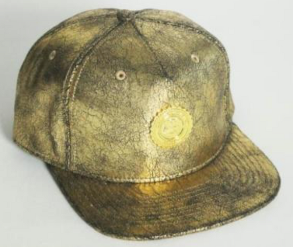 BACKPACK: GOLD CRACKLED