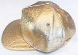 OZ RICH: OSTRICH VEGAN LEATHER/GOLD