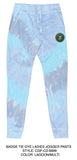 TIE-DYE LADIES CROPPED HOODIE | COTTON CANDY/MULTI | ICON