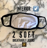 BADGE PREMIUM MASK | 1 MULTI-COLOR FASHION MASK