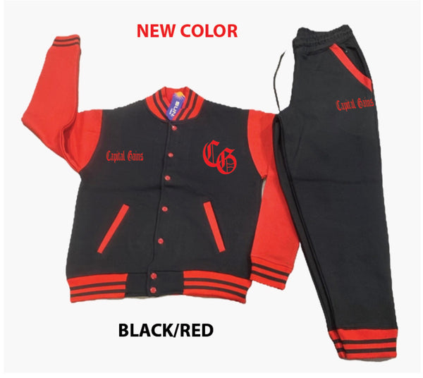 CG VARSITY JACKET SWEAT SUIT