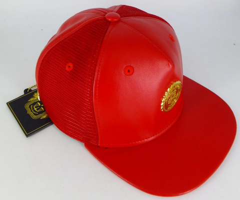 LEATHER MESH CAP