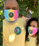 BADGE TIE-DYE |  FACE MASK |PASTEL