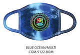 TIE-DYE TEE | BLUE OCEAN | MULTI-BIG BADGE