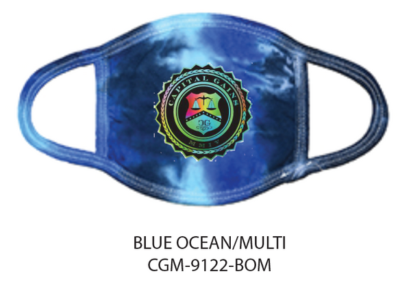 TIE-DYE HOODIE | BLUE OCEAN/MULTI | MINI BADGE