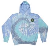 TIE-DYE HOODIE | LAGOON/MULTI | MINI BADGE