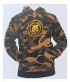 CLASSIC LOGO HOODIE: CAMO/GOLD