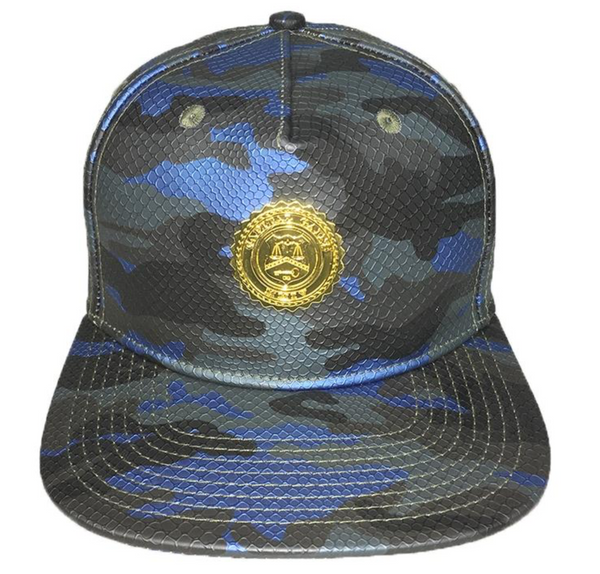 SNAKE EMBOSS CAMO CAP: VARIOUS COLORS