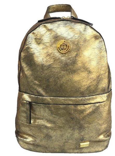 Gold backpack mens cheap
