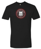 TWO-TONE CLASSIC LOGO BLACK TEE - RED/WHITE