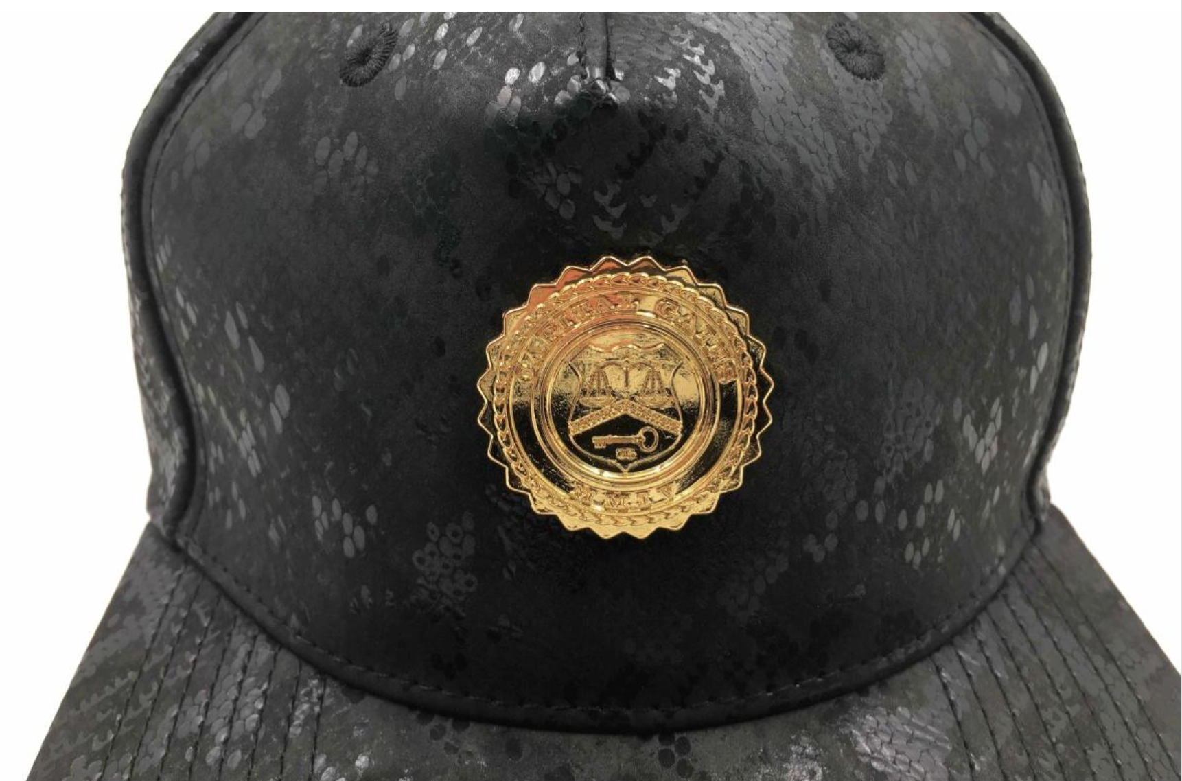 METALLIC PYTHON CAP – Capital Gains